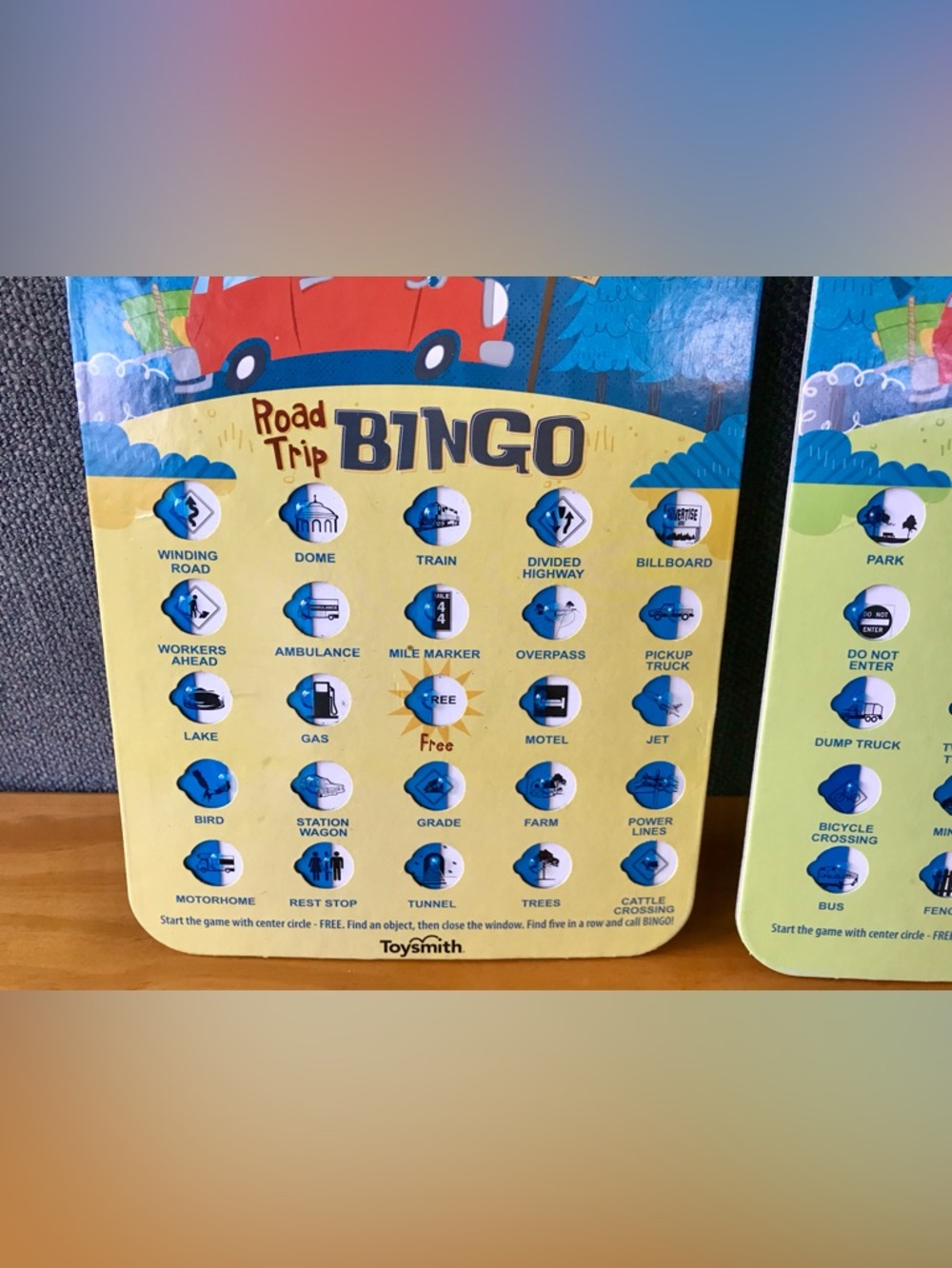 NEW Road Trip Bingo Travel Car Game Fun For All Ages Passenger Ride Share - Picture 3 of 12